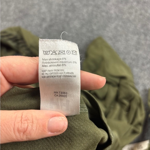 HELLY HANSEN Mens Green Lifa Base layer Stripe Long Sleeved Crew Shirt size: XL - Picture 12 of 12